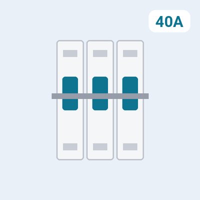 Выключатель автоматический 3P 40А, C