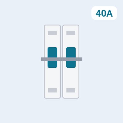 Устройство защитного отключения 2P 40А, 30 мА