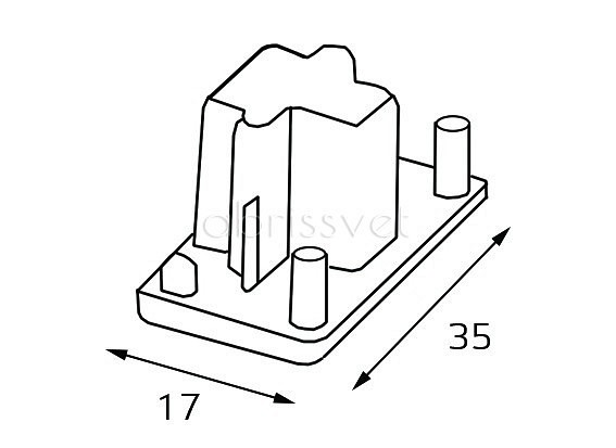 Заглушка для трека 72 VM-638719 — 4