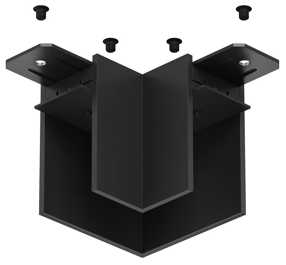 Соединитель угловой L-образный для треков накладных Smart VM-438350