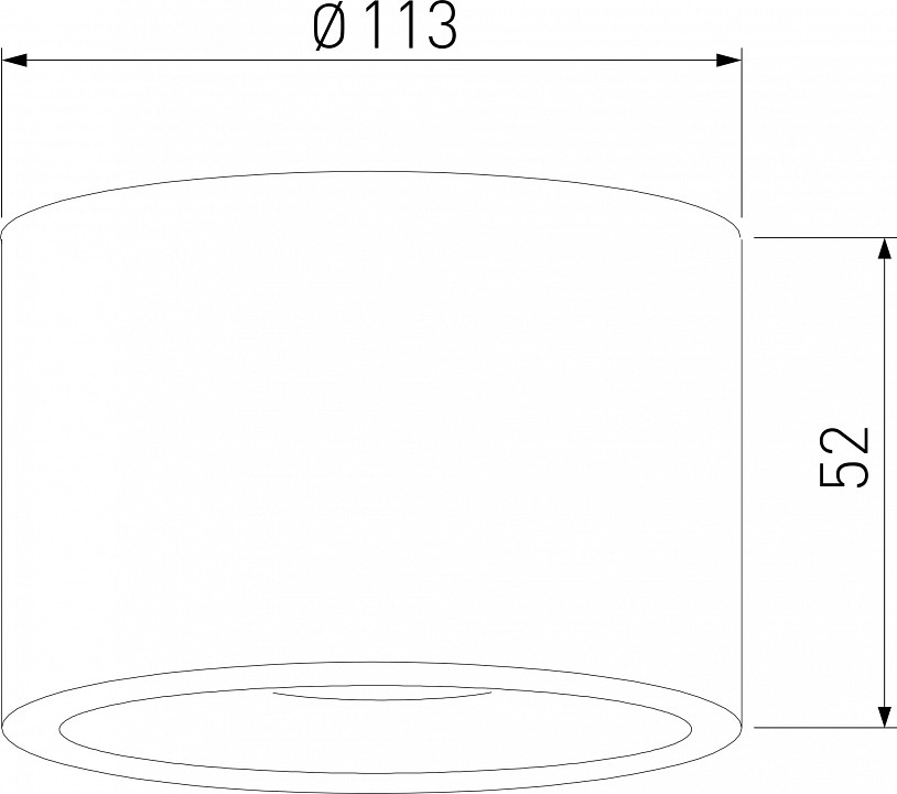 Накладной светильник LED черный VM-795862 — 3
