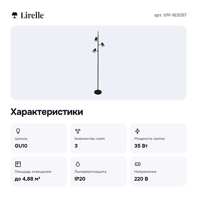 Торшер VM-163057