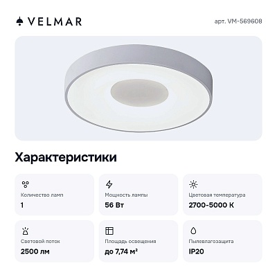 Накладной светильник VM-569608