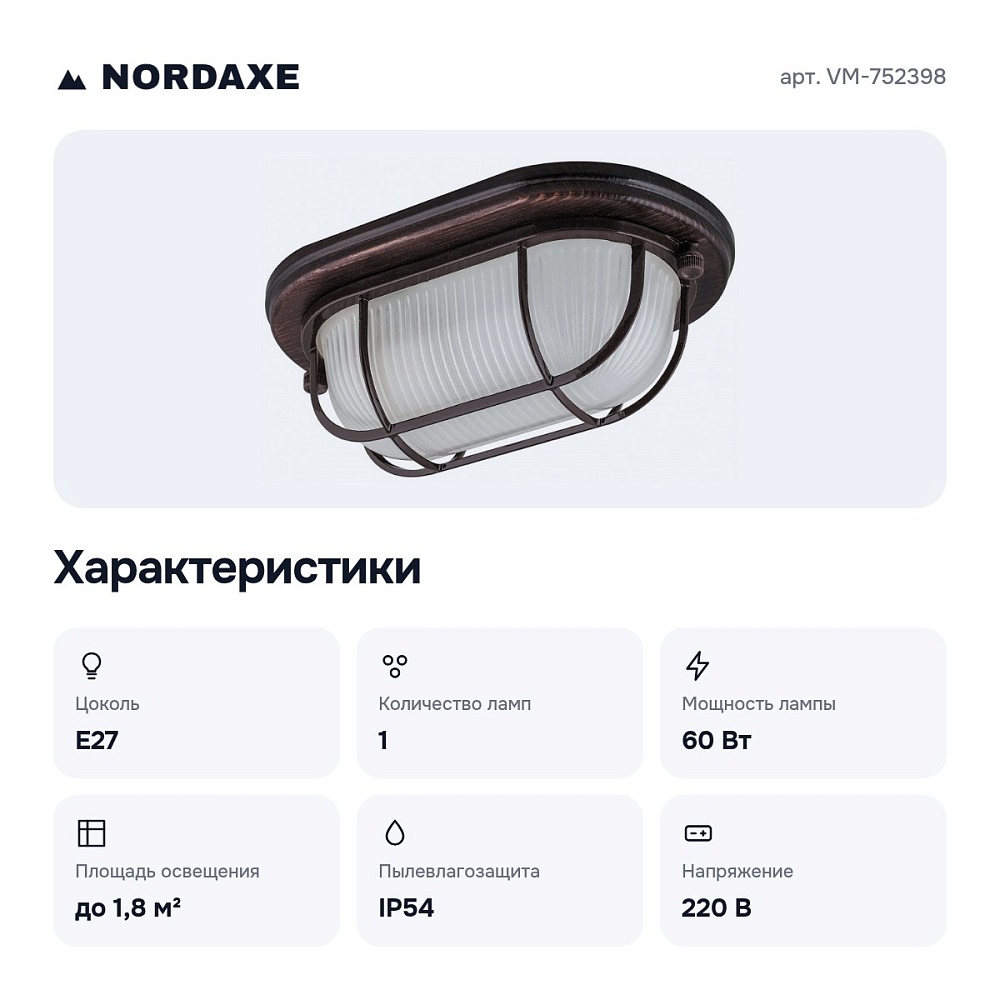 Накладной светильник НБО VM-752398 — 2