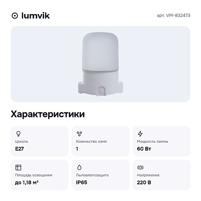 Накладной светильник НББ VM-832473