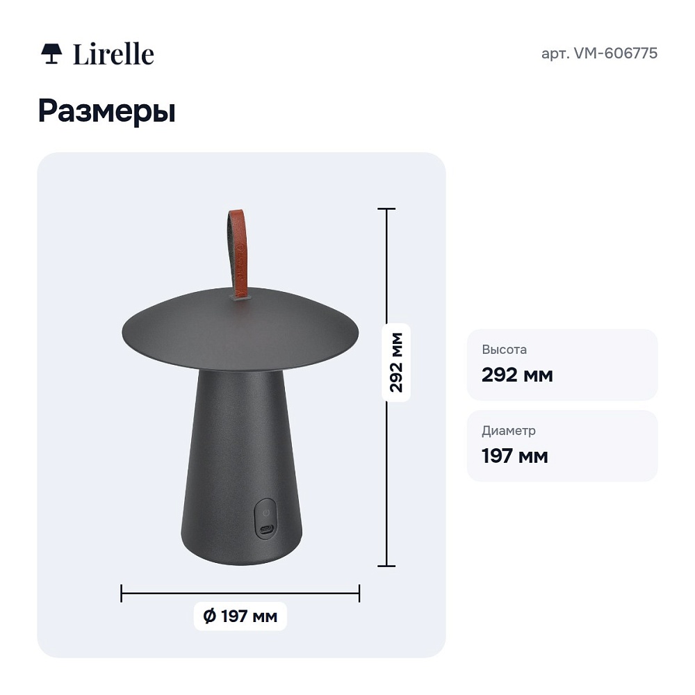 Настольная лампа декоративная VM-606775 — 6