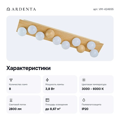 Потолочная люстра VM-424655