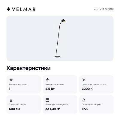 Торшер VM-310061