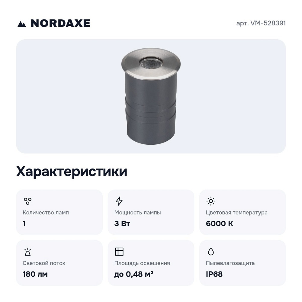 Встраиваемый светильник VM-528391 — 4