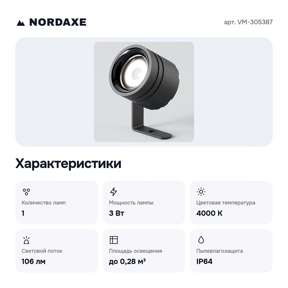 Настенный прожектор VM-305387 — 5