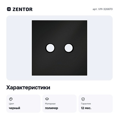 Накладка для ТВ-розетки и SAT-розетки VM-326870