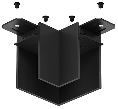 Соединитель угловой L-образный для треков накладных Smart VM-438350