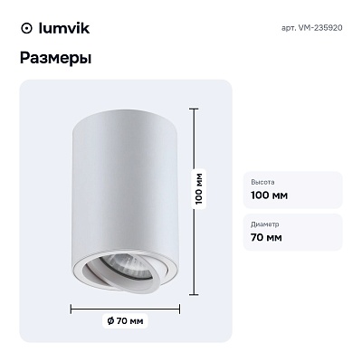Накладной светильник VM-235920