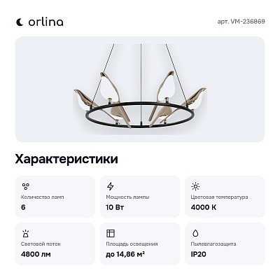 Подвесная люстра VM-236869