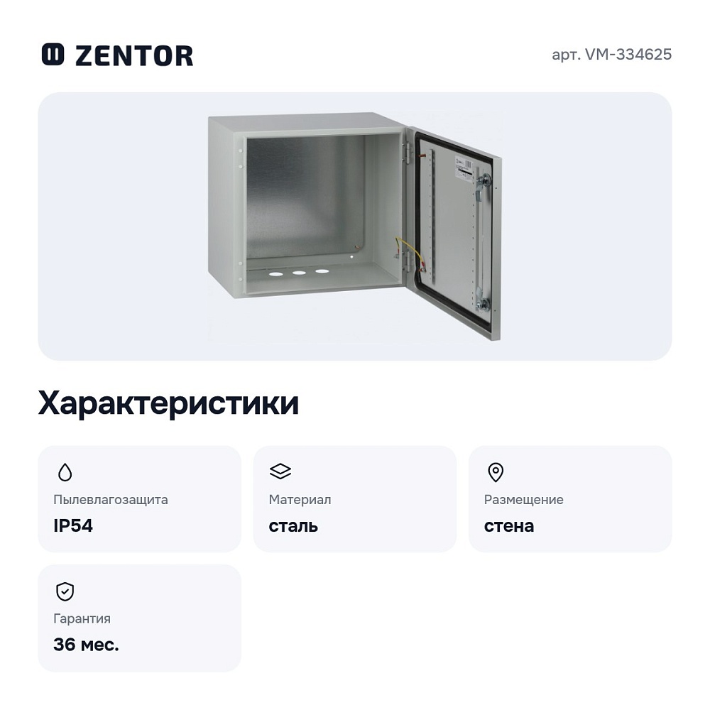 Электрический щиток накладной VM-334625 — 2