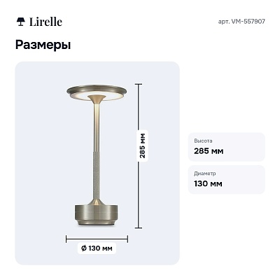 Настольная лампа декоративная VM-557907