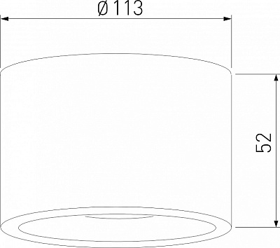 Накладной светильник LED черный VM-795862