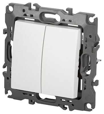 Переключатель двухклавишный без рамки 12 VM-449529