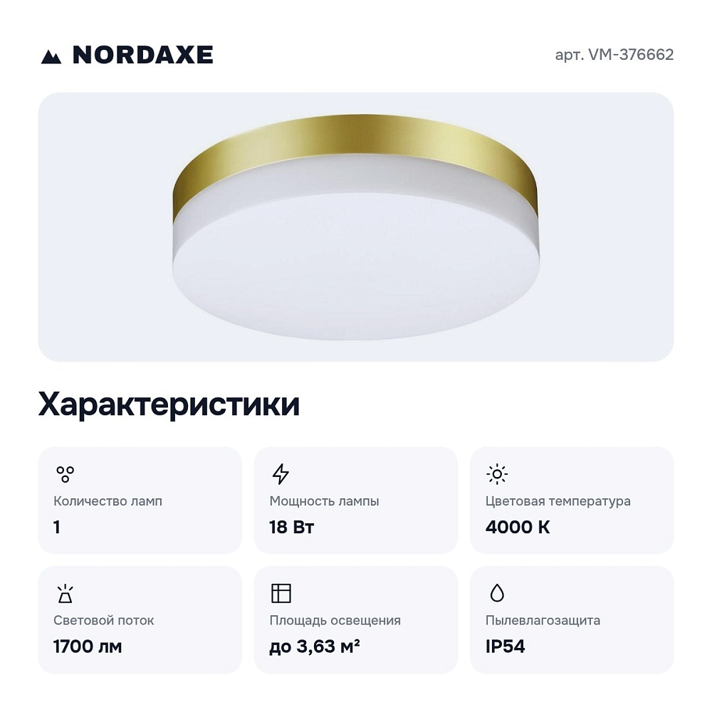 Накладной светильник VM-376662 — 2
