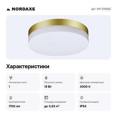 Накладной светильник VM-376662