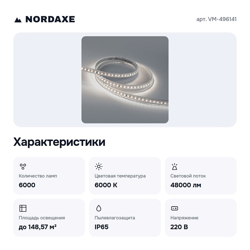 Комплект с лентой светодиодной VM-496141 — 6